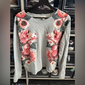 J.Crew floral sweater /sweatshirt